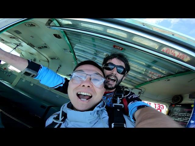 Wenbin Zhang - Tandem Skydiving Video - Skydive Jurien Bay