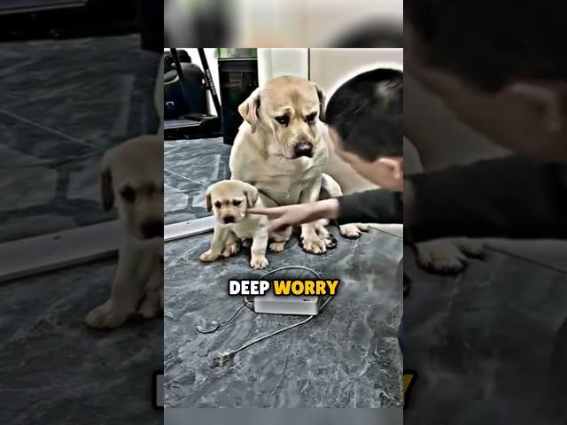 You CAN’T Handle this dog and her puppy’s reaction ️‍🩹 #shorts