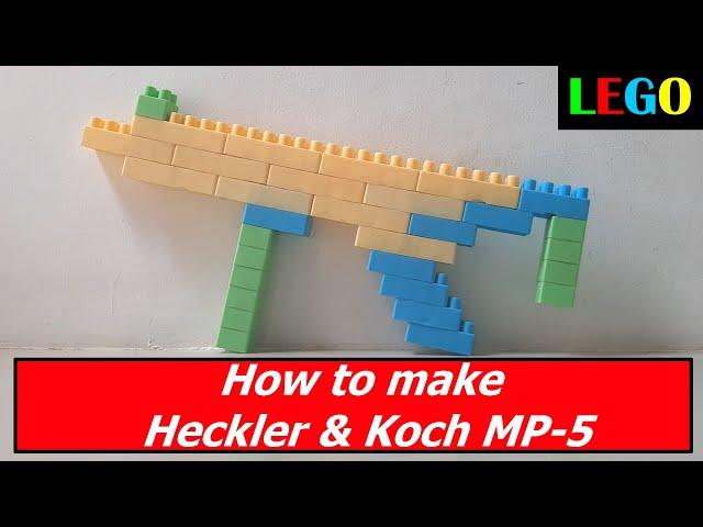 MP 5 Heckler & Koch Lego Block PART 30