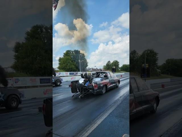 Epic Triple Turbo Cummins drag truck spoolup.