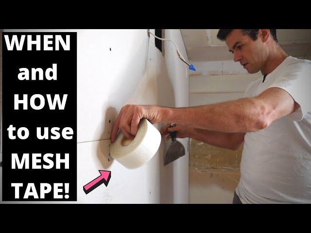 HOW and WHEN to use MESH TAPE!!!!