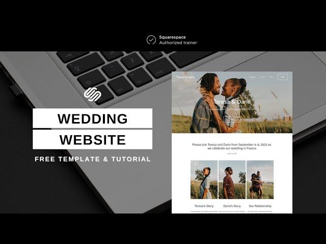 Squarespace Tutorial for Beginners (WEDDING WEBSITE template)