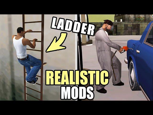 TOP 10 Realism Mods for GTA San Andreas! (Realistic Mods)