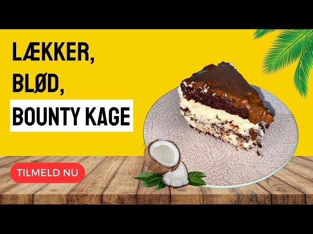 Bounty kage med kokos: Hurtig, lækker og nem opskrift!