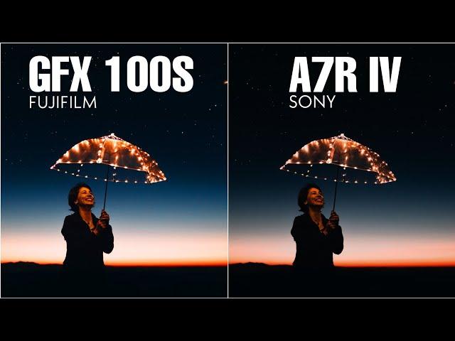 FUJIFILM GFX 100S vs Sony A7R IV Camera Test Comparison