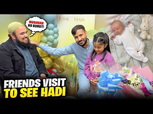 Friends visiting Muhammad Hadi for the first time Humari YouTube Family Be Humare Ghar A Sakti Hain