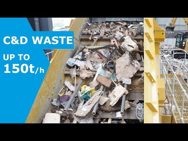 C&D Waste recycling and screening