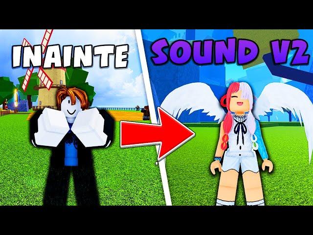 Noob cu SOUND pentru 24 DE ORE (Blox Fruits Roblox)