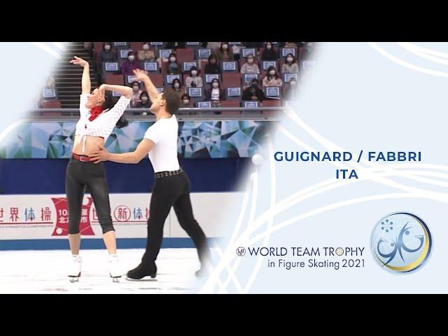 Guignard / Fabbri (ITA) | Ice Dance Rhythm Dance | ISU World Figure Skating Team Trophy