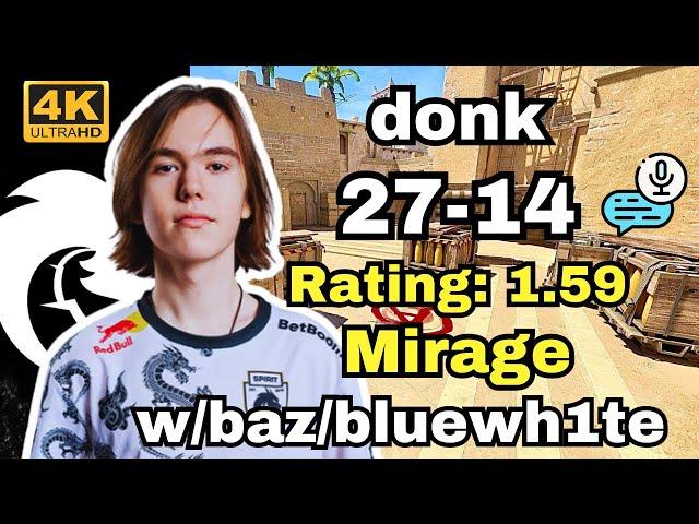 donk w/baz/bluewh1te+BOROS vs Perfecto (mirage) | FACEIT Ranked | Oct 5, 2024 #cs2 #pov