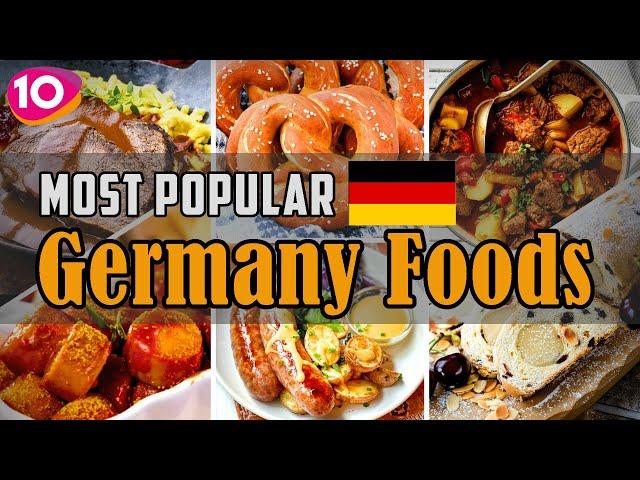 Incredible Top 10 Most Popular Germany Foods || Traditional Germany Foods || Germany Street Foods