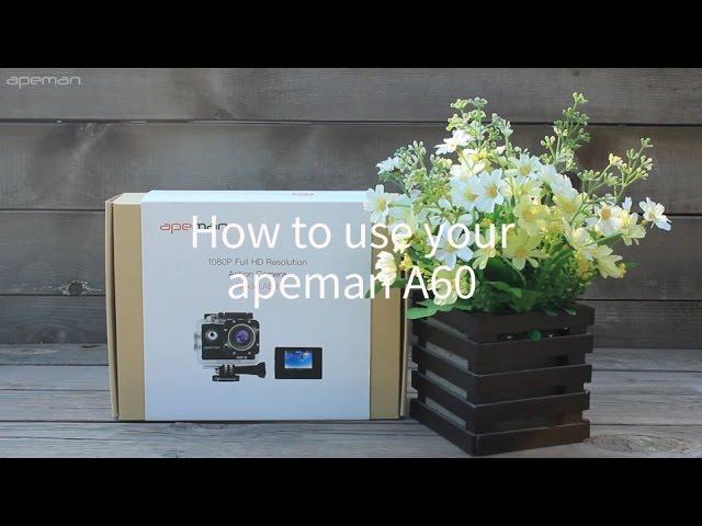 How To Use Apeman Action Camera A60