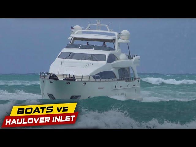 BOATS FACING HURRICANE IAN | Boats vs Haulover Inlet