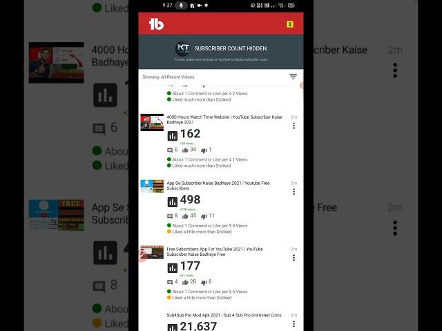 Subscriber Increase App | 1000 Subscriber | #ytsocial