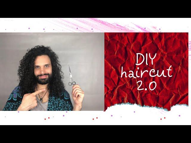 #DIY #curlyhair trim No. 2 (ENGLISH SUBTITLES)