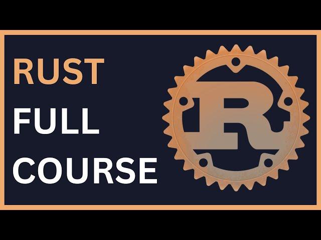 Rust Programming Full Course  | Learn ️ in 2024 | #rustprogramming #rust