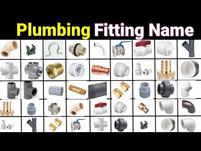 Plumbing Materials Name and Pictures || Plumbing Fittings Name || Plumbing Work | Plumbing Fixtures