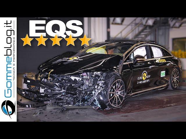 2022 Mercedes EQS CRASH TEST - Pure Electric SAFETY CAR