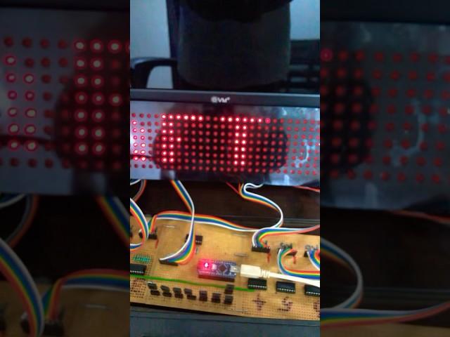 DIY led scrolling display #leddisplay #trending