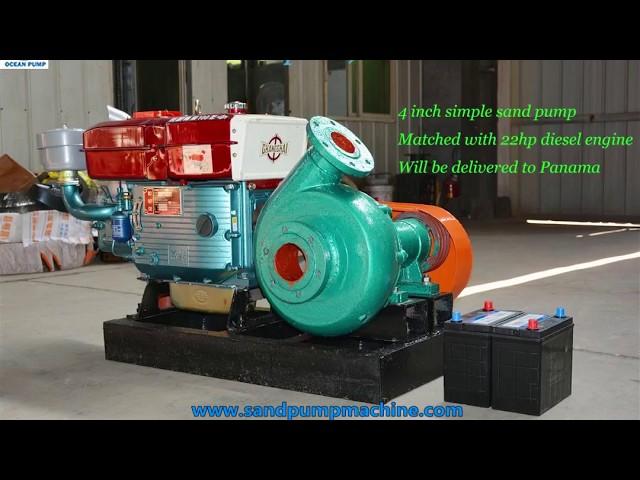 4 inch Simple Sand Pump will be Dilivered to Panama