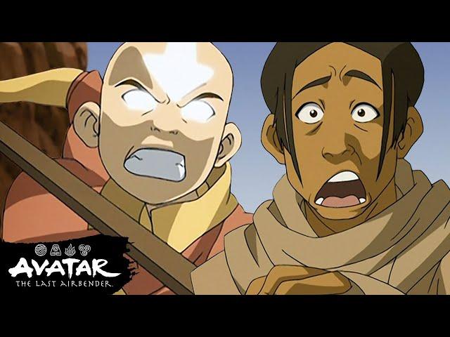 Aang Confronts The Sandbenders  | Full Scene | Avatar: The Last Airbender