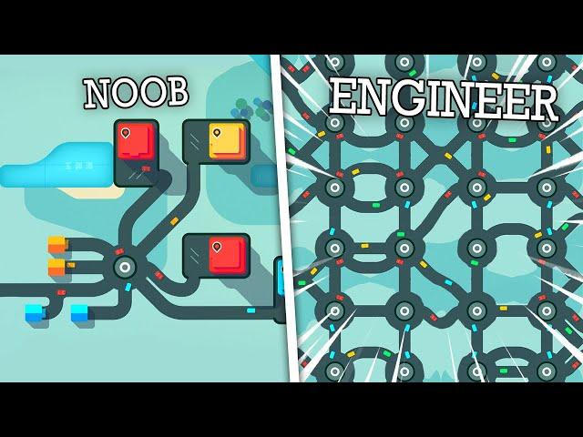 Using UNLIMITED ROUNDABOUTS to fix gridlocked traffic? Mini Motorways!