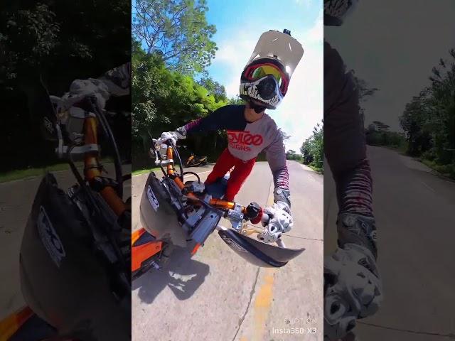 It's more fun in two wheels #supermoto #shortsfeed #sportsbike #insta360 #instagood #instagood