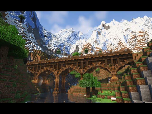 AMAZING MINECRAFT MEDIEVAL BRIDGE TUTORIAL