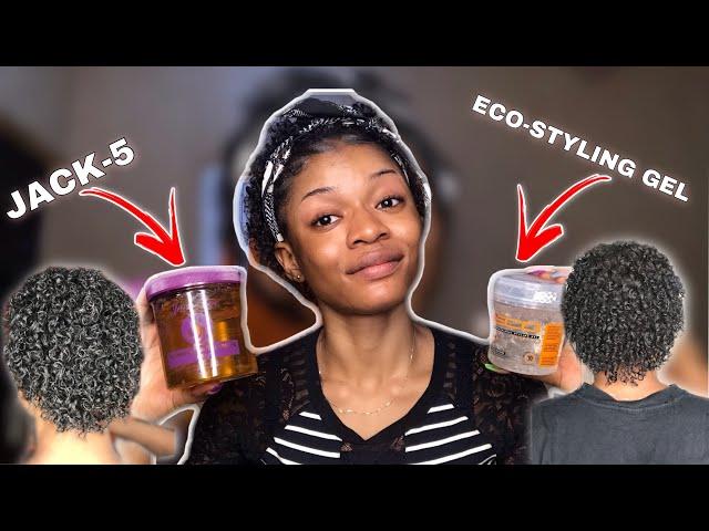 The Best Curl Activator in Nigeria for 4C Natural Short Jheri Curl | Jack-5 or Eco-Styling Gel