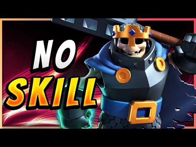 Uh… Why is this No Skill Deck DESTROYING Clash Royale?