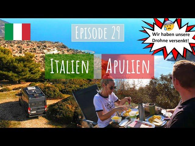 FREEDOM CAMPING IN APULIA - ITALY DECEMBER 2020 - Camper Van - Let's get otter here - Episode 29