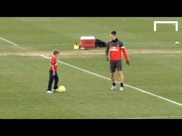 Beckham's sons vs Ibrahimović and Thiago Silva