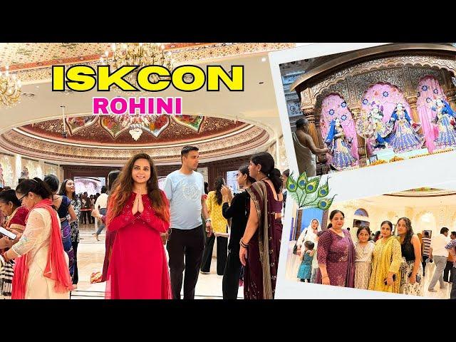 ISKCON TEMPLE, ROHINI SECTOR - 25 || Newly opened ISKCON in Delhi || Hare krishna || Radhe radhe 