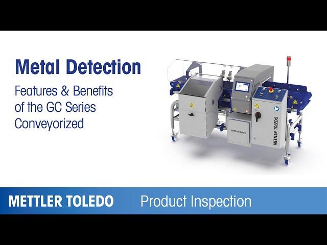 GC Series Metal Detection Conveyors - Product - METTLER TOLEDO Product Inspection - EN