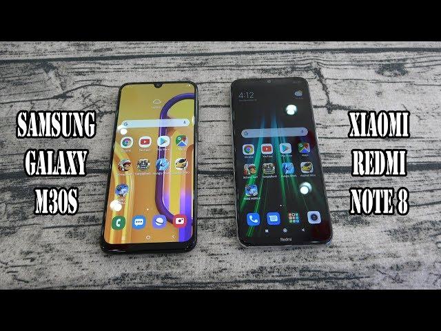 Samsung Galaxy M30s vs Xiaomi redmi note 8 | SpeedTest and Camera comparison