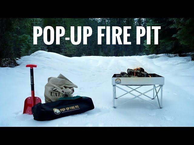 Lightweight Portable Pop Up Fire Pit | Fireside Outdoor