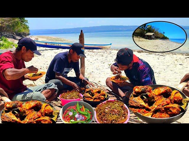 Hidup diPulau terpencil serasa di Surga, mau makan Ikan masih gerak² tinggal ambil di sumbernya