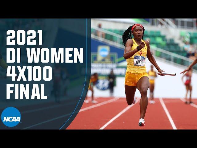 Women's 4x100 - 2021 NCAA track and field championship