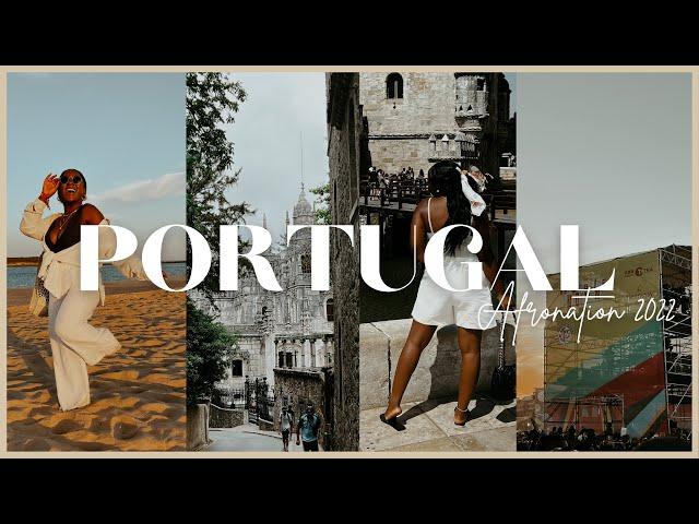 TRAVEL VLOG - AFRONATION PORTUGAL 2022, EXPLORING LISBON & SINTRA #afronation