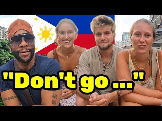 #1 Advice from foreigners in the Philippines (random street interviews)