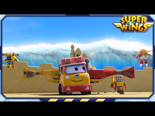 [SUPERWINGS3] Ο Σούπερ Σταρ του Κάστρου στην Άμμο | S3 EP16 | Επίσημο Κανάλι Superwings