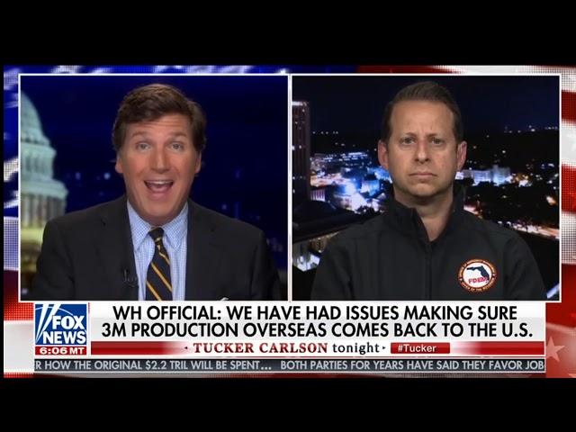 Tucker Carlson on 3M Not Selling Masks to US States