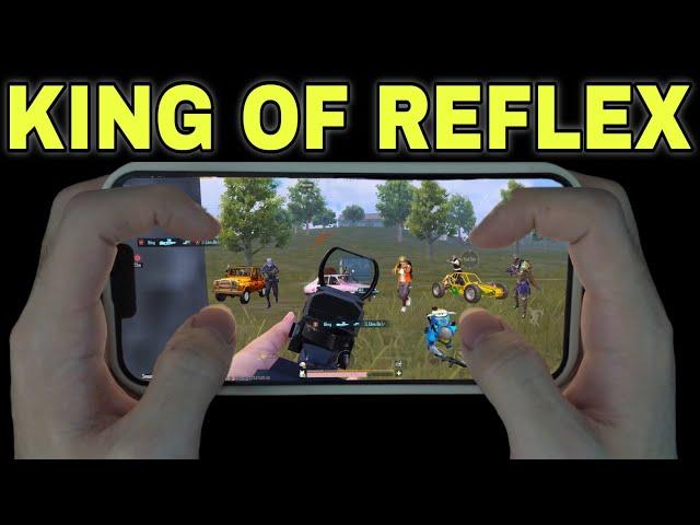 KING of REFLEX5 Finger + Full Gyroscope Fastest Player PUBG MOBILE | BGMI