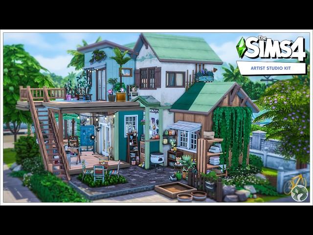 Struggling Artist's Home  The Sims 4 Artist Studio Kit: Speed Build