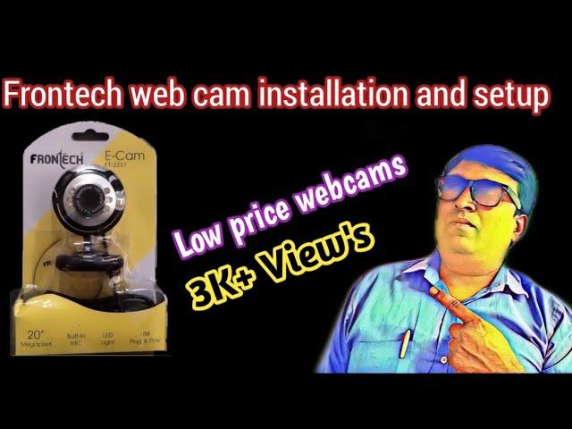 How to setup Webcam for pc under 1200 Best for online classes web cam Install Kaise kare