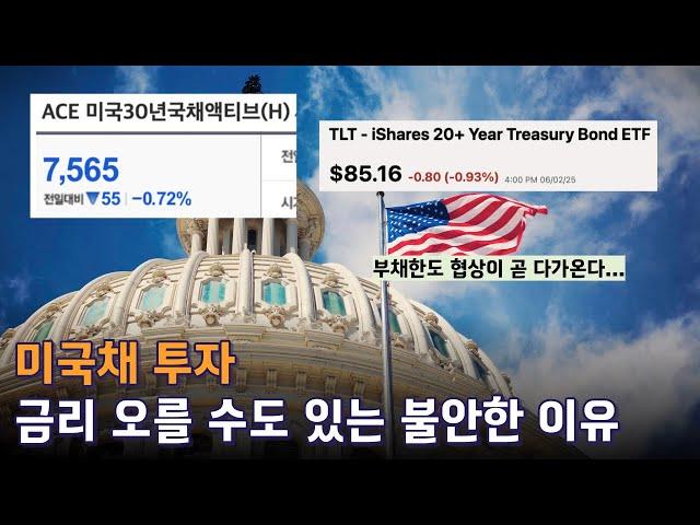 미국채 투자, 금리 오를 수도 있는 불안한 이유 (ft. TLT, TMF, ACE미국30년국채액티브)