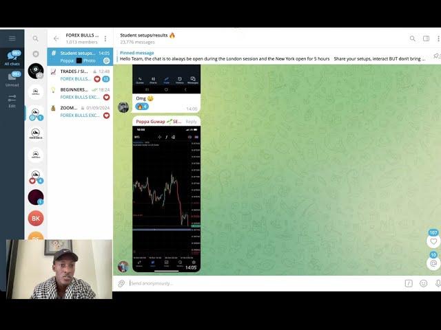 Forex Live Trading with Ahikyirize Daniel