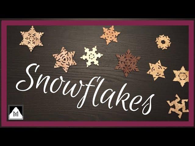 Making Wooden Snowflakes - Steve Ramsey / Spheramid Woodworks Style