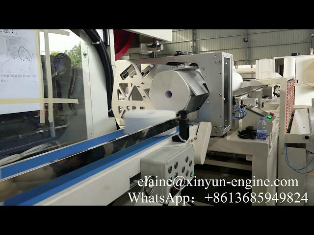 Good price industrial roll bobbin tissue paper log saw cutting machine
