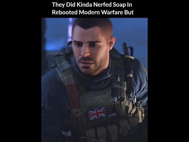 They Nerfed Soap Mactavish In Modern Warfare Reboot But Made Him Unique  #shorts #cod #mw3